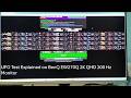 UFO Test Explained On BenQ EW270Q 2K QHD 200 Hz Monitor Motion Blur Vs Ghosting