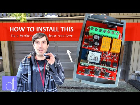 Replacing my Ancient Garage Door Remote Receiver | SCIMagic SMG-8112 Installation