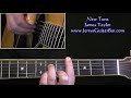 James Taylor New Tune Intro Guitar Lesson