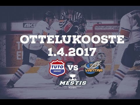 TUTO Hockey - Kiekko-Vantaa 1.4.2017 Ottelukooste
