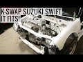 K20 K-Swap Suzuki Swift - It Fits!