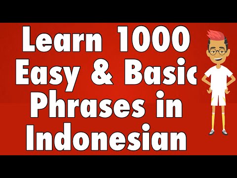 Learn Easy and Basic Phrases in Indonesian - Useful for Beginners
