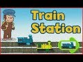 Curious George Train Station Game