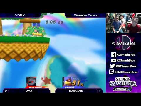 DIOD X Project M Singles Winners Finals: DMX (Meta Knight) Vs. Darkrain (Falco)