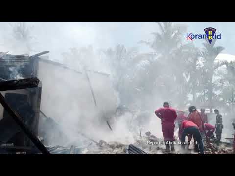 5 Bedengan Terbakar di Nusa Indah, Bengkulu
