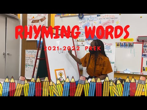 Rhyming Words Lesson for PreK and Kindergarten