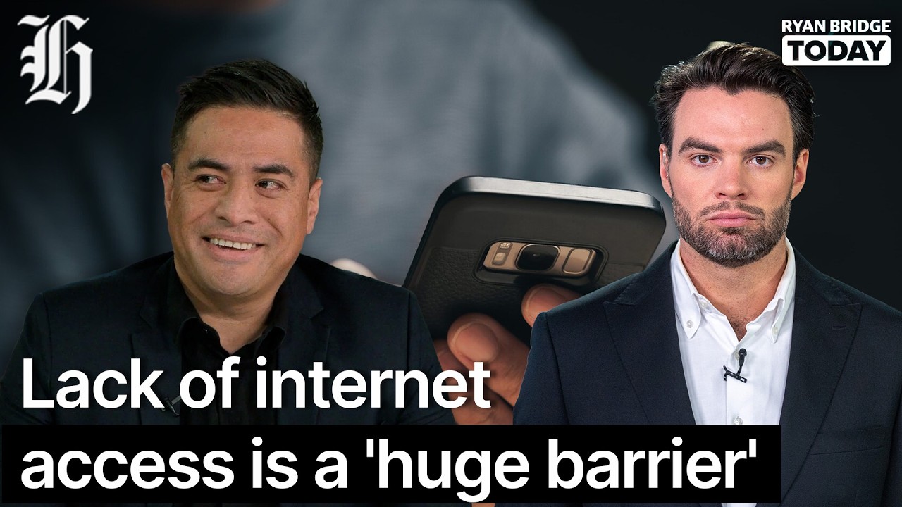 Lack of internet access a 'huge barrier' to education and employment | Ryan Bridge TODAY