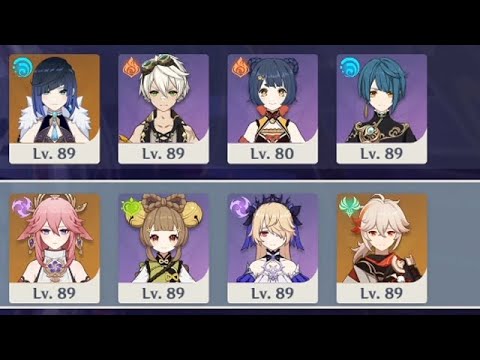 yelan national x yae aggravate | 3.5 spiral abyss floor 12 full clear (9 stars)