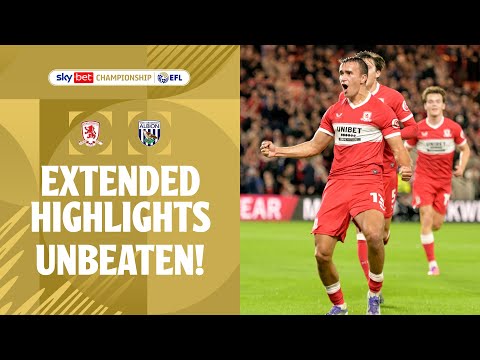 UNBEATEN! | Middlesbrough v West Brom extended highlights
