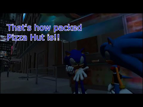 LOOKING FOR ALEX...Rouge Runs Into Dimensional Sonic & Sonica in Metal City - VRChat