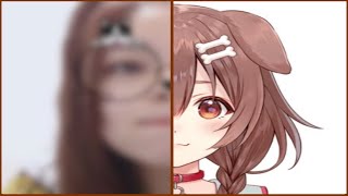 Inugami Korone Face Reveal