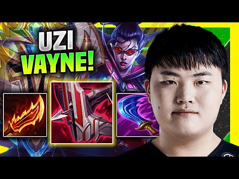 UZI BRINGS BACK HIS ICONIC VAYNE! - Uzi Plays Vayne ADC vs Samira! | Season 11