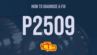 Meaning of OBD p2509