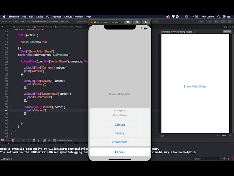 ActionSheet in SwiftUI