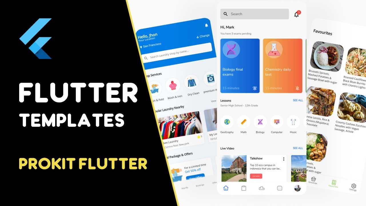 Flutter UI Templates | ProKit Flutter: your Swiss knife for Flutter app development