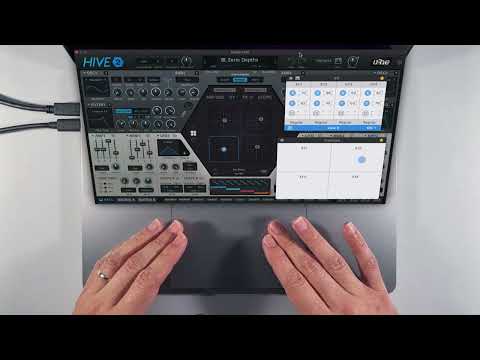 Creating Ambient Textures with a Trackpad in Hive 2