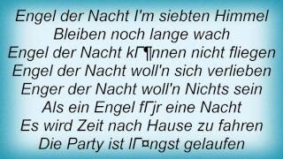 15090 Nena - Engel Der Nacht Lyrics