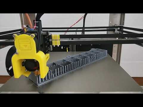 SecKit SK-Tank printing a flat part-cooling nozzle