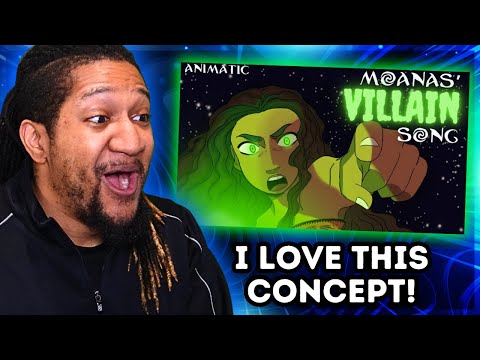MOANAS’ VILLAIN SONG - How Far I’ll Go ANIMATIC | Minor Key | Disney cover (REACTION)