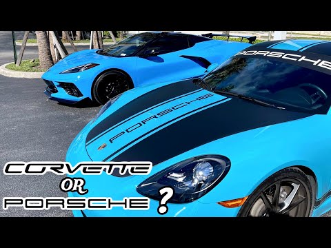 Is The All New C8 Corvette Better Than A Porsche 718 Cayman?