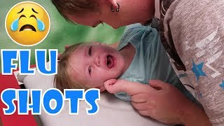 Doctors Office MELTDOWN! Madison HATES the FLU SHOT!