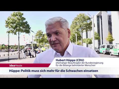 ideaHeute 25 09 19 - Image der Kirche - Politik für die Schwachen