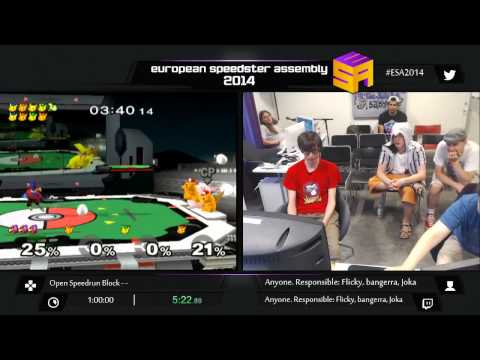 ESA 2014 Fuzzyness Melee Adventure Speedrun