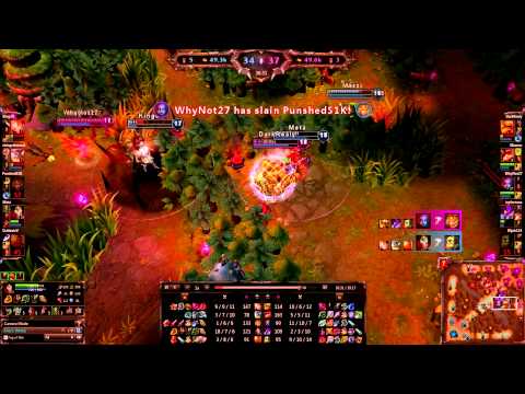 Shaco Smart Quadra Kill ! Sick ( also escaped )