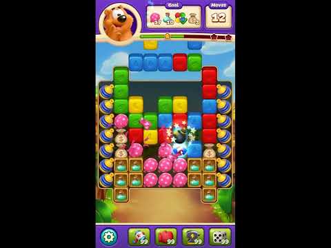 Toon Blast Level 7812 - NO BOOSTERS 🐻🐺🐱 | SKILLGAMING ✔️