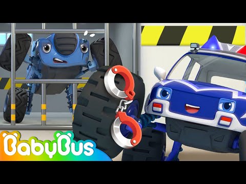 Monster Police Car is Here to Help | Fire Truck, Ambulance🚒🚑 | Nursery Rhymes | Kids Songs | BabyBus