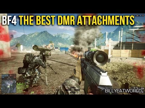 Battlefield 4 (PS4) - The Best DMR Attachments IMO (BF4 SVD-12 Gameplay)