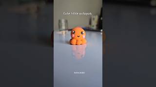 Cute little clay octopus 🐙 #diy #claycraft #easycrafts #artandcraft #octopus