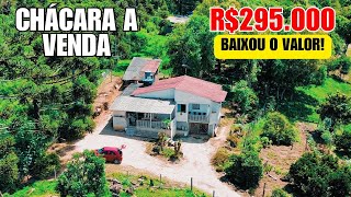 BAIXOU O VALOR !!CHÁCARA A VENDA | PASTO FORMADO PARA GADOS | GALINHEIRO | CASA 100M² | R$295.000