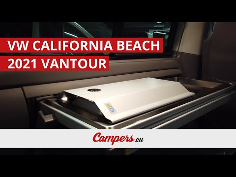 2021 VW T6.1 California Beach Camper Van Tour