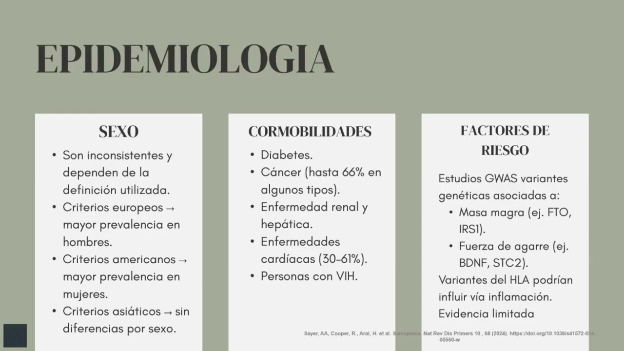 Osteo-sarcopenia:Una relacion disfuncional