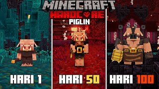 Download lagu 100 Days in Minecraft Hardcore Piglin Evolution mp3