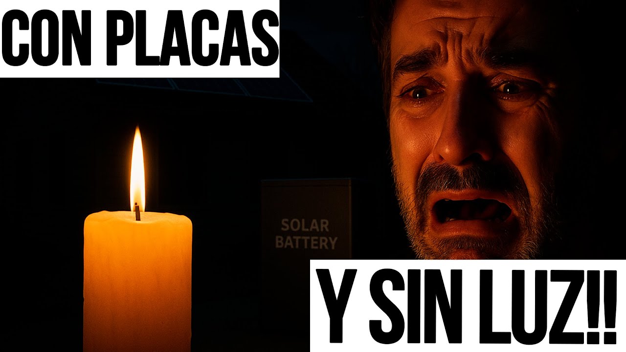 Tengo placas y Baterías pero me quede sin luz!!!! por que? Apagón en España!