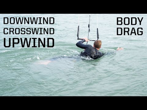 How to body drag kitesurfing