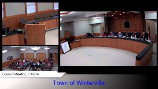 preview picture of video 'Town of Winterville NC Regular Council Meeting 5/12/14'