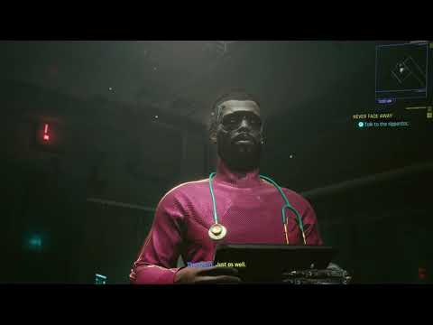 Cyberpunk 2077 - Never Fade Away: Talk To Johnny Silverhand's Ripperdoc Milt Nauman PS5 Gameplay