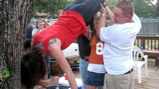 My first keg stand