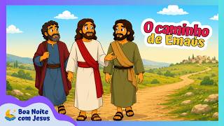 ✨ O Caminho de Emaús | História Bíblica para Dormir 🌙 Boa Noite com Jesus