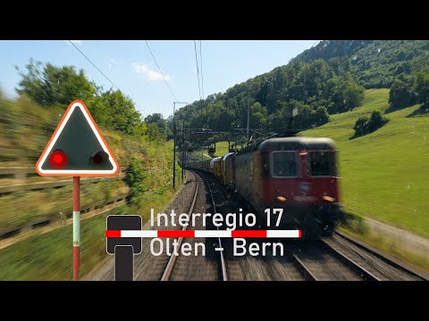 Cab ride Olten to Berne - Führerstandsmitfahrt von Olten nach Bern