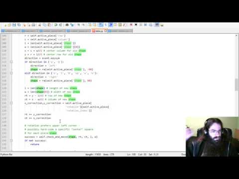 Lets Code Python Tetris Part 8
