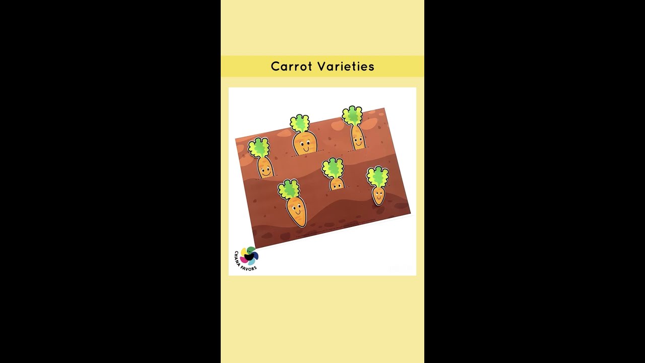 Carrot Varieties Printable #chanafavors