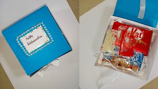 Raksha Bandhan gift box for brother | Handmade gift idea