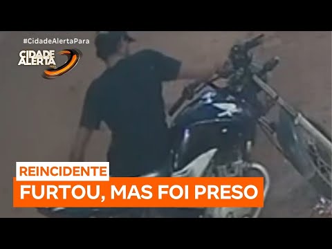 Criminoso furta moto e é preso horas depois em Medicilândia (PA)