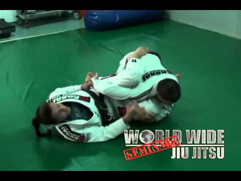 www.facebook.com/wwjjs Luanna Alzuguir shows an omoplata variation from the butterfly guard BJJ