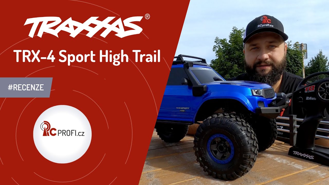 RC auto Traxxas TRX-4 Sport High Trail Edition 1:10 RTR, červená