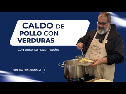 Caldo de pollo con verduras